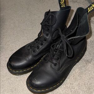 Dr. Martens Black Lace-Up Boots